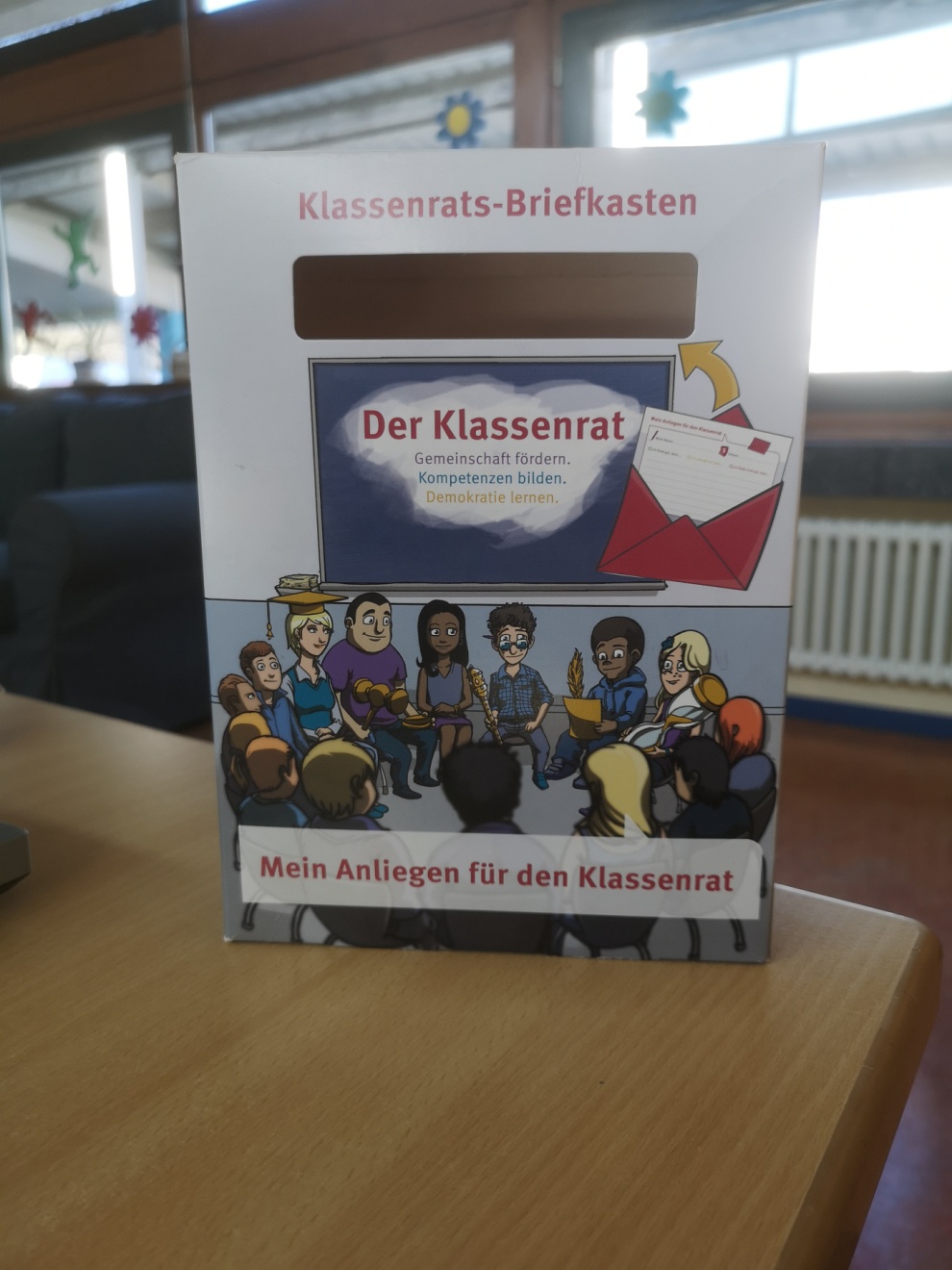 Foto des Klassenratsbriefkastens